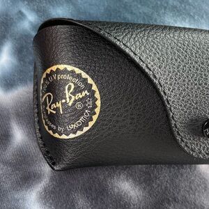 New Black Ray-ban soft leather case